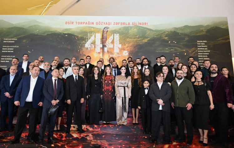 “44” bədii filminin premyerası olub - FOTO 