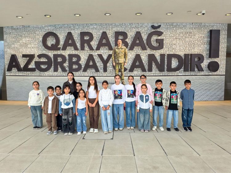 Şəhid övladları üçün Zəfər Muzeyinə ekskursiya təşkil edilib - FOTO