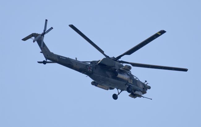 Ukrayna ordusu Rusiyanın ən müasir "Mi-28" helikopterini vurdu - VİDEO