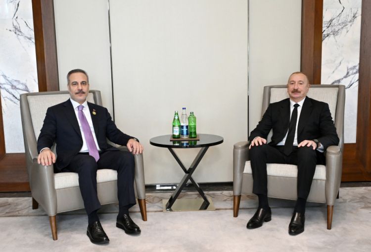 Prezident Hakan Fidanı qəbul edib - FOTO