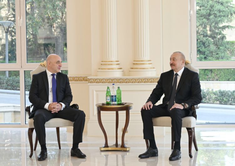 Prezident İlham Əliyev Gürcüstanın ölkəmizdə yeni təyin olunmuş səfirini qəbul edib