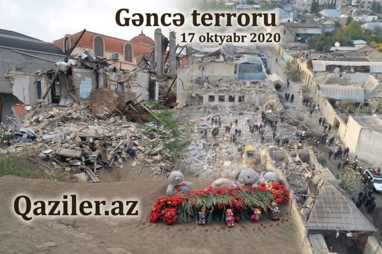 Ermənistanın Gəncədə törətdiyi növbəti terrordan 6 il ötür