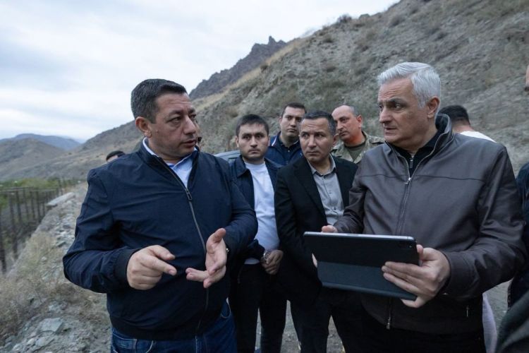 Ermənistan rəsmiləri Zəngəzur dəhlizi ilə bağlı bölgəyə getdi