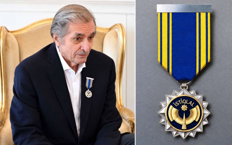Təltif olunduğu ordeni illər öncə özü hazırlayıbmış - FOTO 