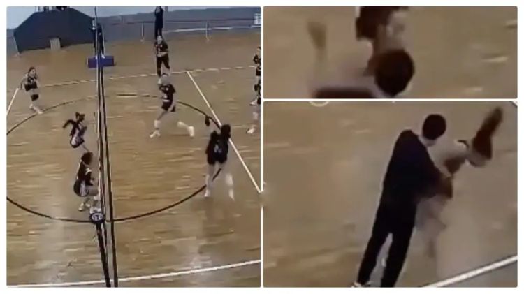 Qazaxıstanlı məşqçi matç zamanı oyunçunu vurub: istintaq başlayıb - VİDEO