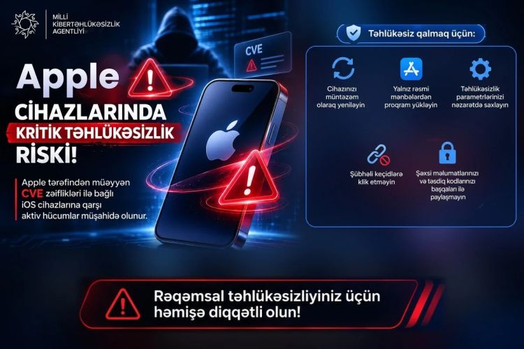 "Apple" istifadəçilərinin hesabları kütləvi şəkildə ələ keçirilir - Xəbərdarlıq